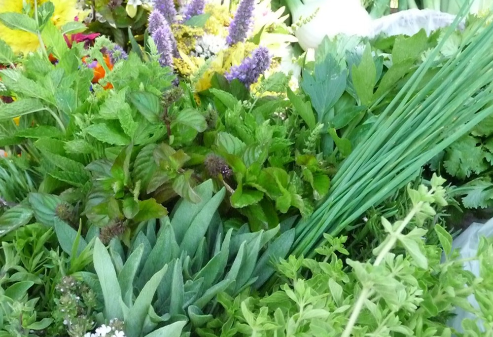 Fresh herbs in abundance, and even though I grow my own I always find something new and different to try out.