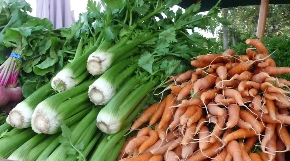 You never have tasted beets, celery and carrots like these!